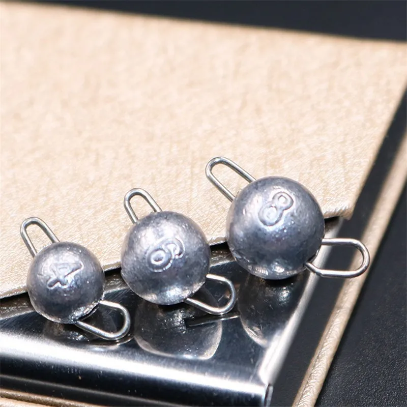 Комплект из 2 предметов 4g 6g 8g 12 г свинца крючки Jig Head свинцовые глубокий пульки Вес