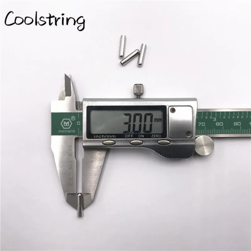 Coolstring 4pcs/1Set 3.0*12.7mm Bullet Metal Aglets Silver Shoe Lace Tips Replacement Head For Shoestrings Clothes Accessories