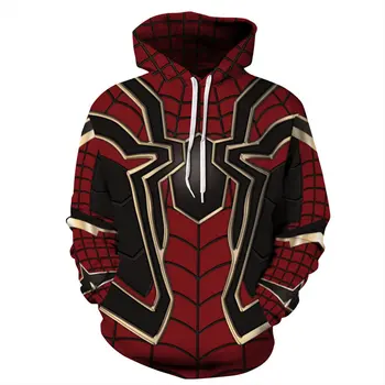 

Spiderman Hoodies 3D Print Hoodie Women Full Sleeves Hoodies Hooded Sweatshirt Pullover Moletom Streetwear Sudaderas Mujer