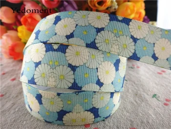 

16053097, new arrival 7/8'' 22mm 10 yards flowers printed grosgrain ribbons cartoon ribbon handmade hair bows