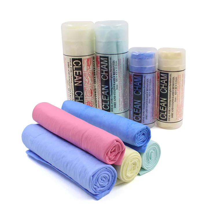 

Magical Auto Care Suede PVA Deerskin Chamois Towels Pets And Car Cleaning Cham Towel Wash Cloth Sponge Super Absorbent