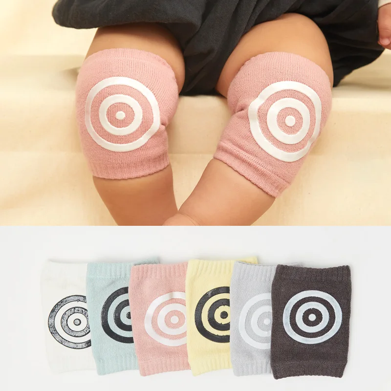 

BalleenShiny Thicken Baby Knee Pads Safety Anti Slip Cotton Crawling Protector Toddler Kids Leg Warmers Kneecaps For Summer