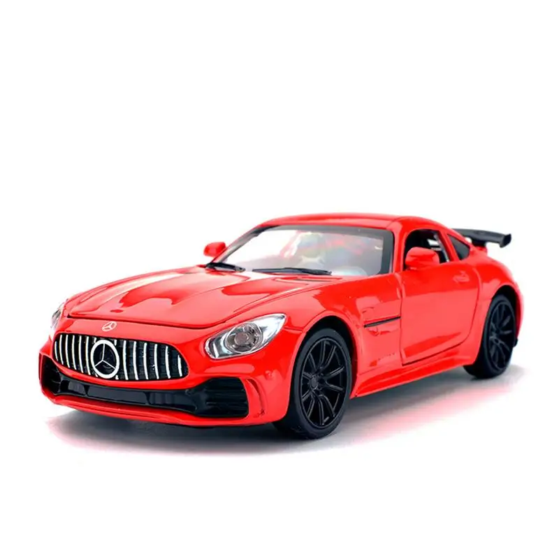 

1:32 Benz AMG GTR Model Sports Car Sound & Light Alloy Diecast Toy Vehicles Children Birthday Gift