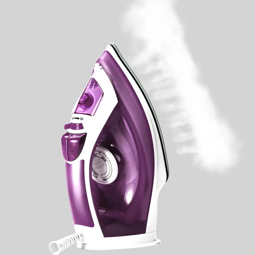 

Adoolla EU Plug Handheld Ironing Machine Electric Iron Steam with Ceramic Non-stick Bottom Garment Steamers