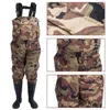 Outdoor Camouflage Hunting Farming pants Euro 38-47 Men Waterproof Anti-wear Waders Pants Boots Fishing Suspender Jumpsuit A9252 ► Photo 3/6
