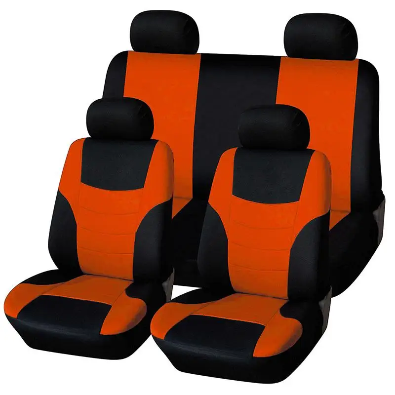 

8Pcs/Set Universal Car Seat Cover Polyester Car Front Back Seat Cushion Covers Protector Car Styling Interior Accessories