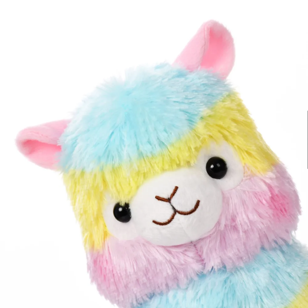 Kawaii Радужная Альпака Плюшевая Игрушка овечка японский мягкий плюш Alpacasso мягкие животные прекрасные подарки игрушки для детей кеды для девочек игра