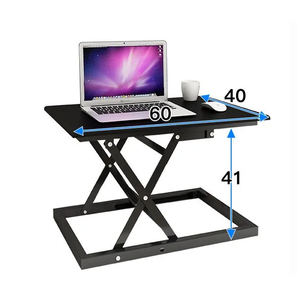 

Modern Standing Laptop Folding Table Handhold Bracket Simple Liftable Standing Projector Bracket Laptop Stand Holder