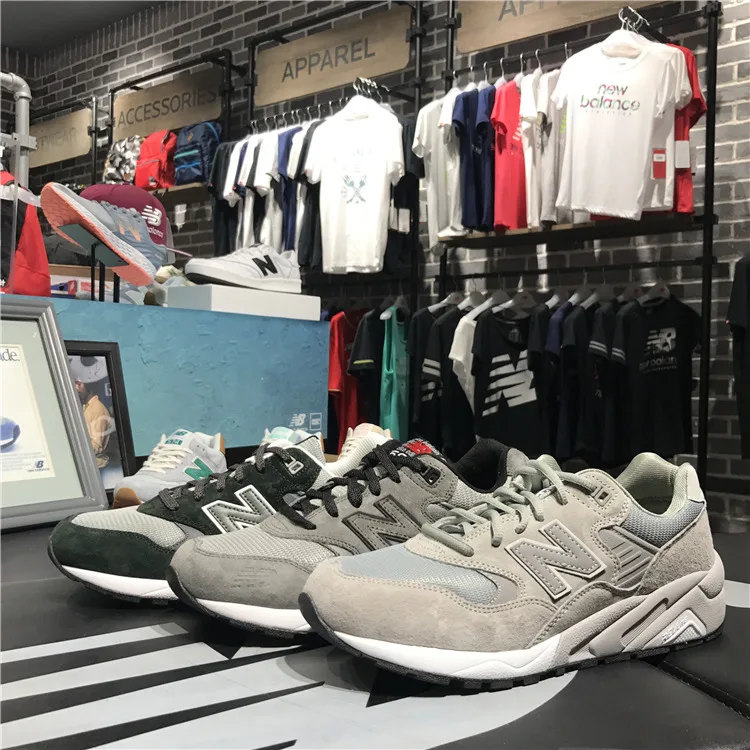 New Balance/nb 580 Мужская обувь для бега женская обувь для отдыха кроссовки Mrt580ds/nv/gy/gk