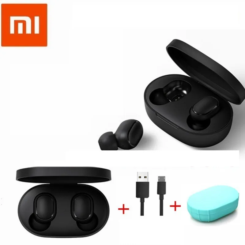 

In Stock Original Xiaomi Redmi Airdots True Wireless Bluetooth 5.0 Earphones Dsp Active Noise Cancellation