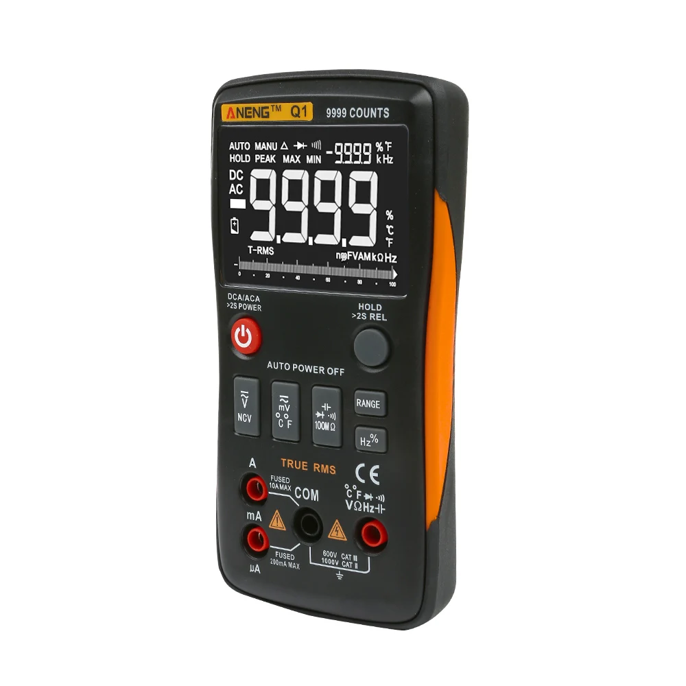 

Current /DC Voltage Auto/Manual Digital Handheld Ampere Meter Test DT-9208A Multimeter