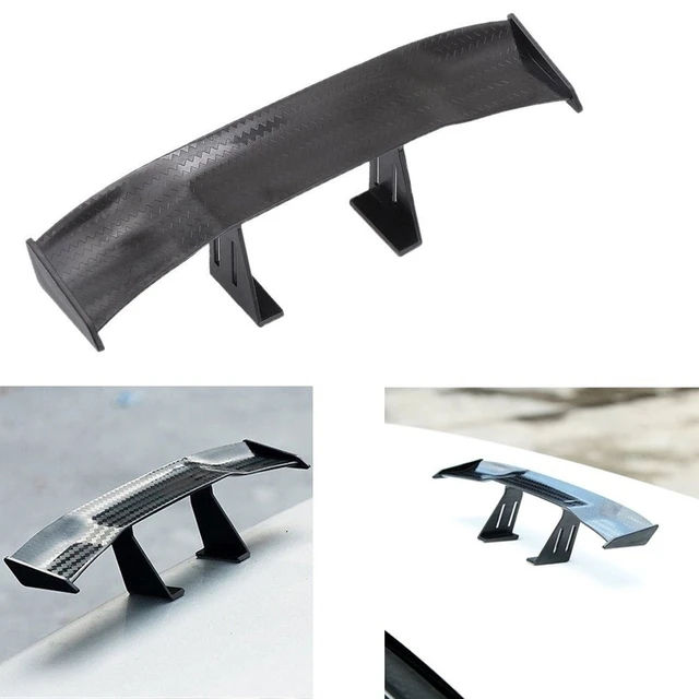 Universal Mini Spoiler Auto Car Tail Decoration Spoiler Wing Carbon Fiber