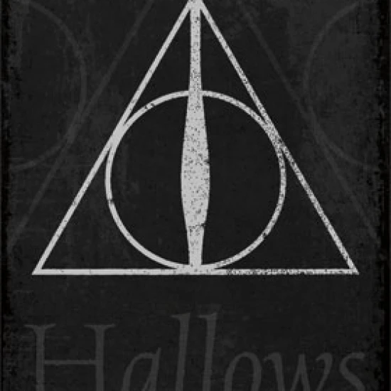 Harry Potter Reliques de la mort Symbole Laminé Affiche Imprimer (24x36) AliExpress