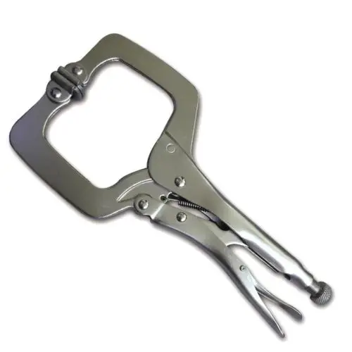 

Fix Plier Pincer Tong Tenon Locator Alloy Steel Hand tool C Clamp weld Clip Woodwork Grip Vise Lock Jaw Swivel Pad Wood Work