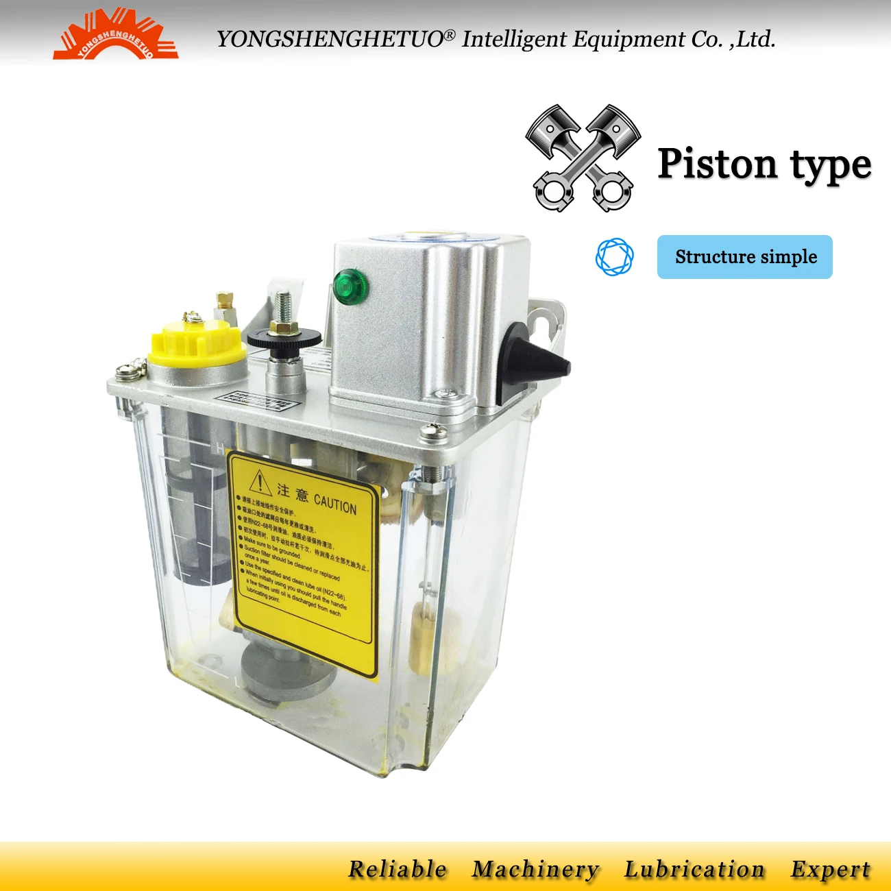 

30min Interval Electric Intermittent pump lubrication oil piston lubricator TM630 for centralized lubrication system CNC machine