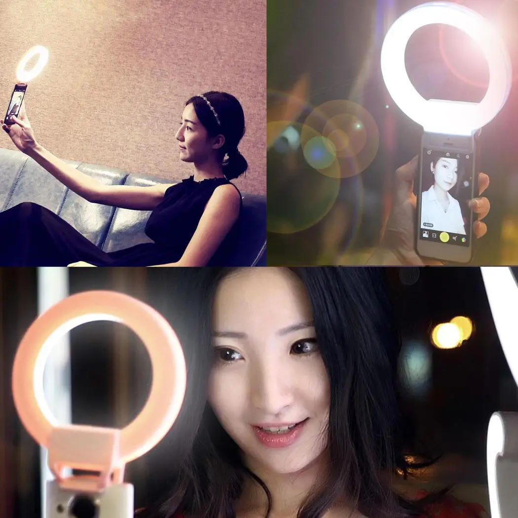 Portable Photography Fill Light LED Camera for all types of Phone Flash DC 5V/1A Clip on Video