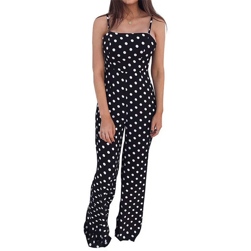 express polka dot jumpsuit