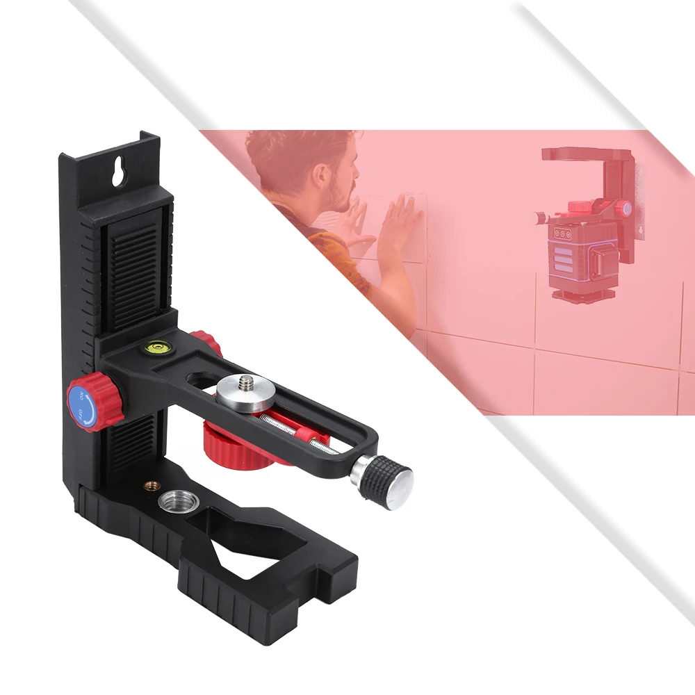 

Adjustable Laser Level Magnetic Wall Mounted Bracket Interface Infrared Level Hang Wall Hanger Horizontal Magnetic Bracket
