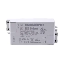 24 Вт Питание светодиодный трансформатор 240 V DC 12 V для G4 MR11 MR16 Светодиодные ленты