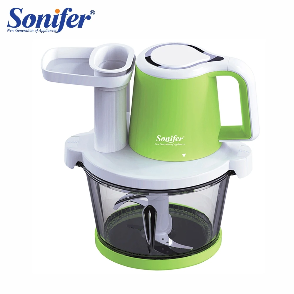 300W Household mini food processing machine glass jar salad machine