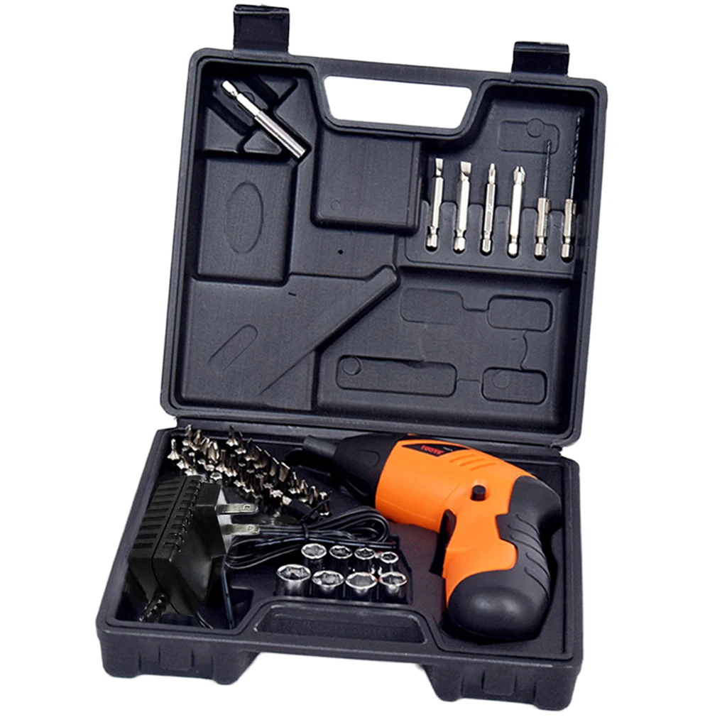 

Electric Screwdriver Kit 3.6V DC Rechargeable Cordless Screwdriver US Plug