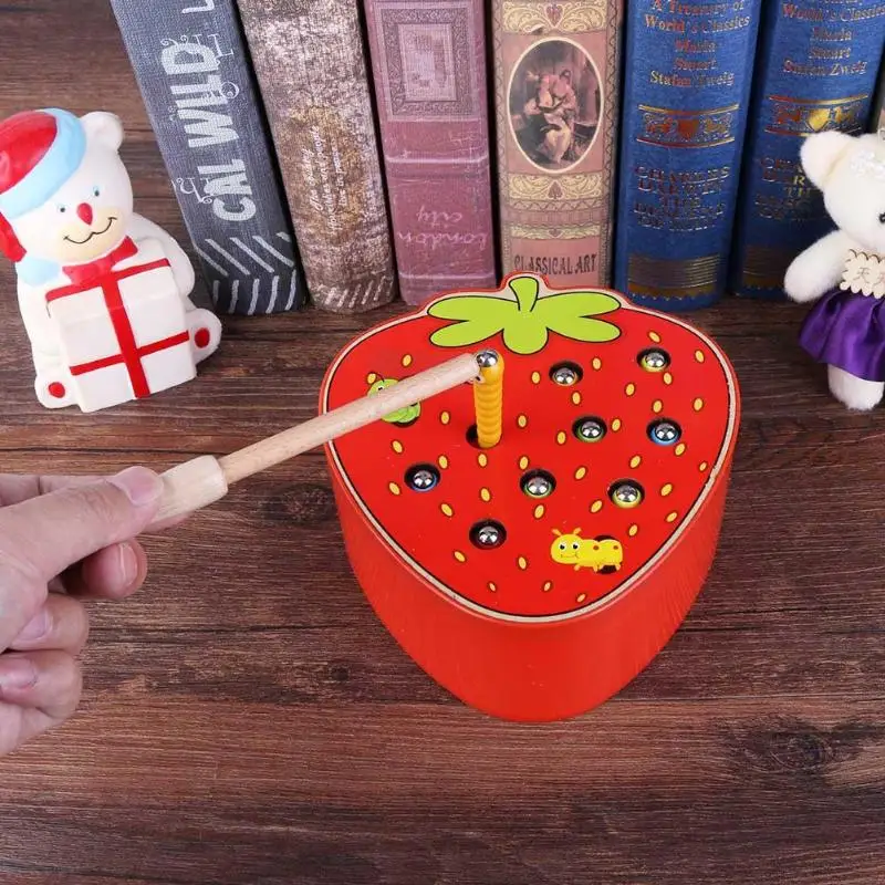 Магнитные деревянные детские блоки игрушки палка для игры Когнитивное