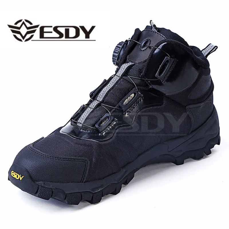 Мужские уличные походные треккинговые спортивные тактические военные ботинки, зимние кожаные армейские ботинки на шнуровке, мужские рабочие ботинки на плоской подошве