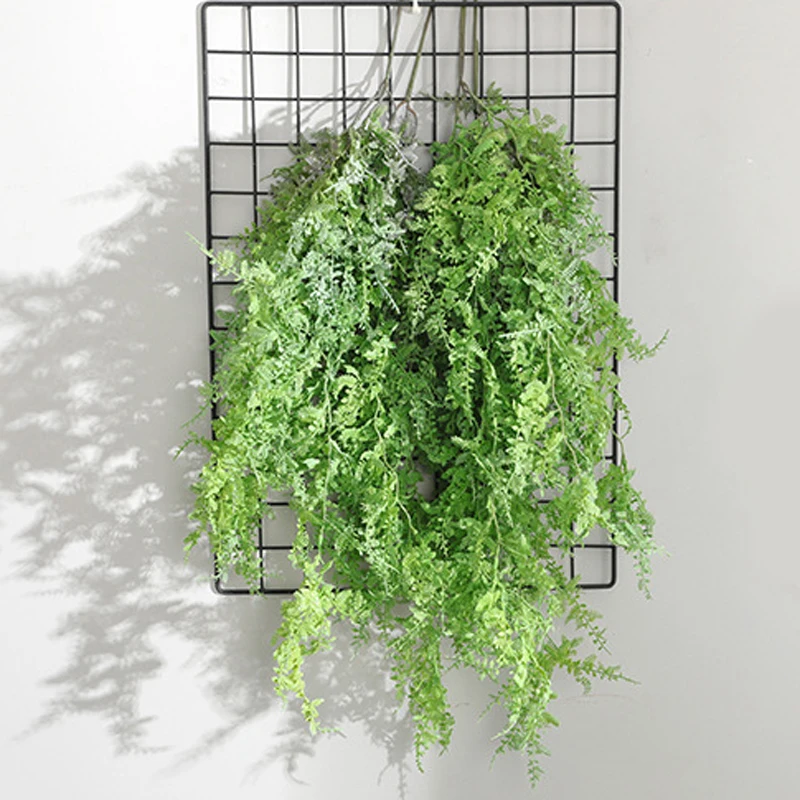 

70cm Artificial Podocarpus Vine Faux Rattan Greenery Twig Home Wedding Decor