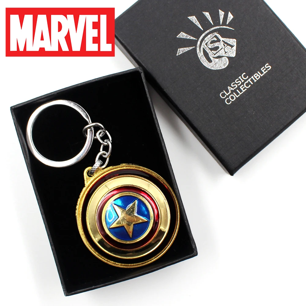 Мстители эндигра брелок Железный человек Капитан Америка Marvel металлический