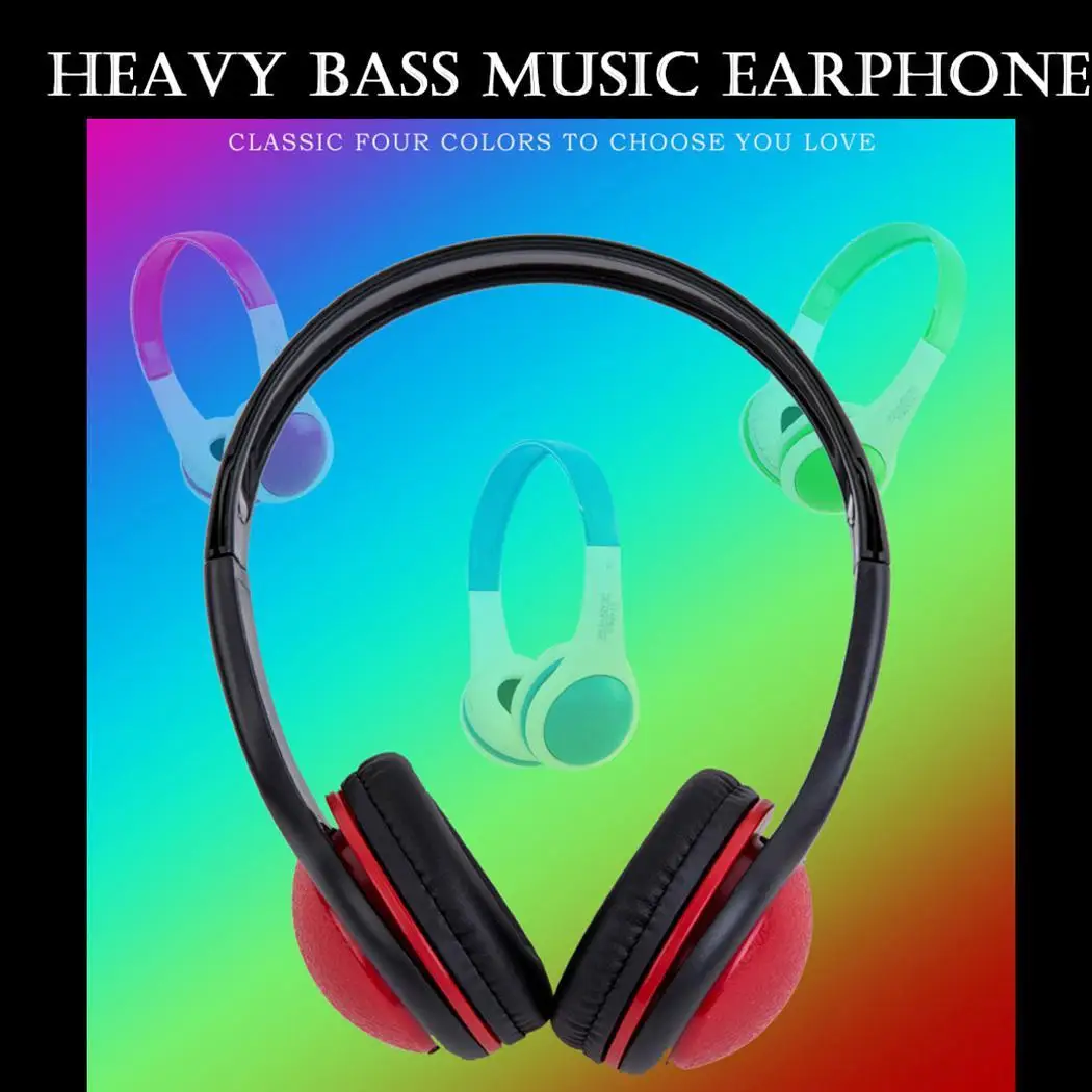 General Wired Hifi Headband Headset Foldable 20-20KHz Music Earphone for Kids portable Casual Adult 32 Cartoon