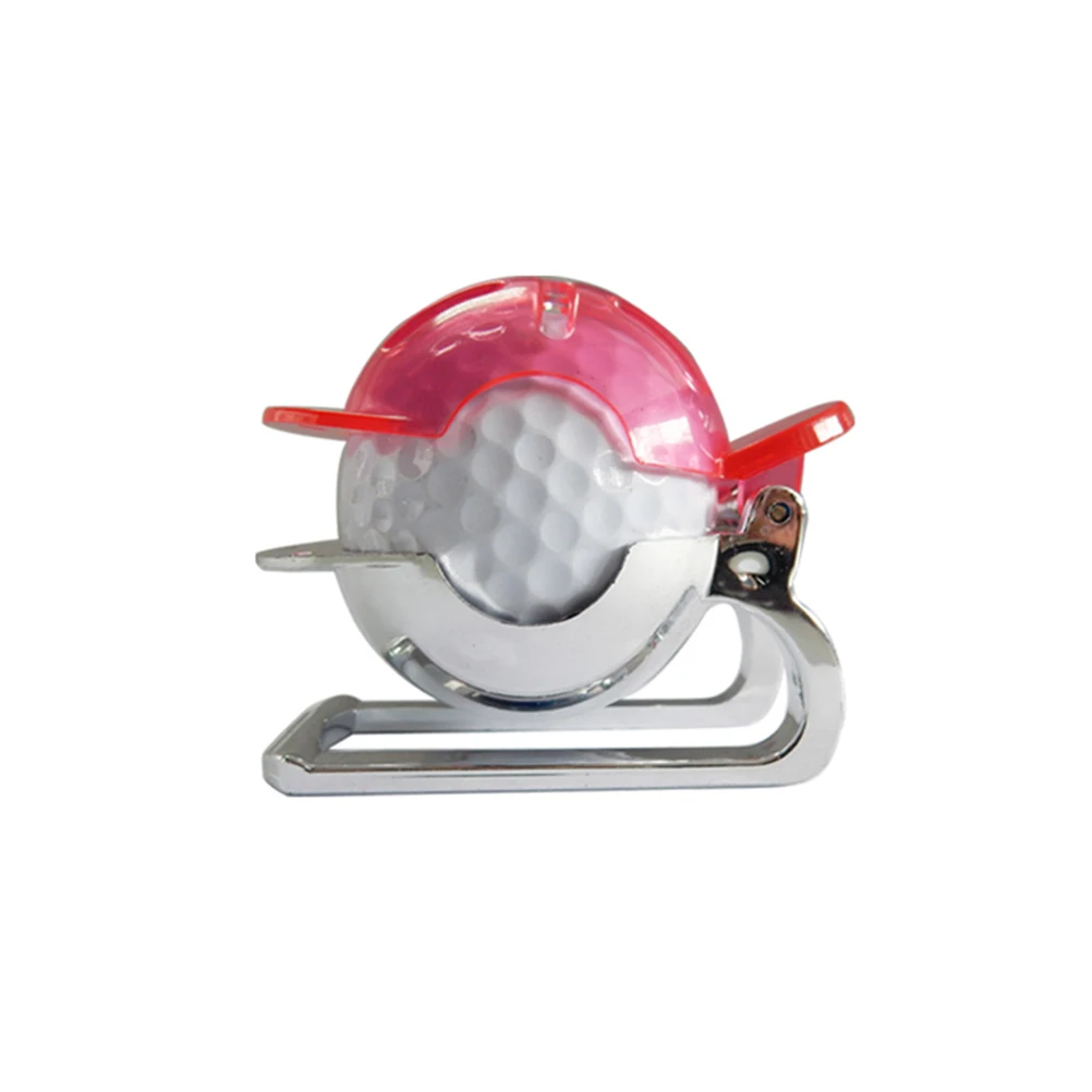 Держатель мяча для гольфа шаблон для рисования маркировочная подводка выравнивание приспособление для установки Аксессуары для игры в гольф с ручкой(красный