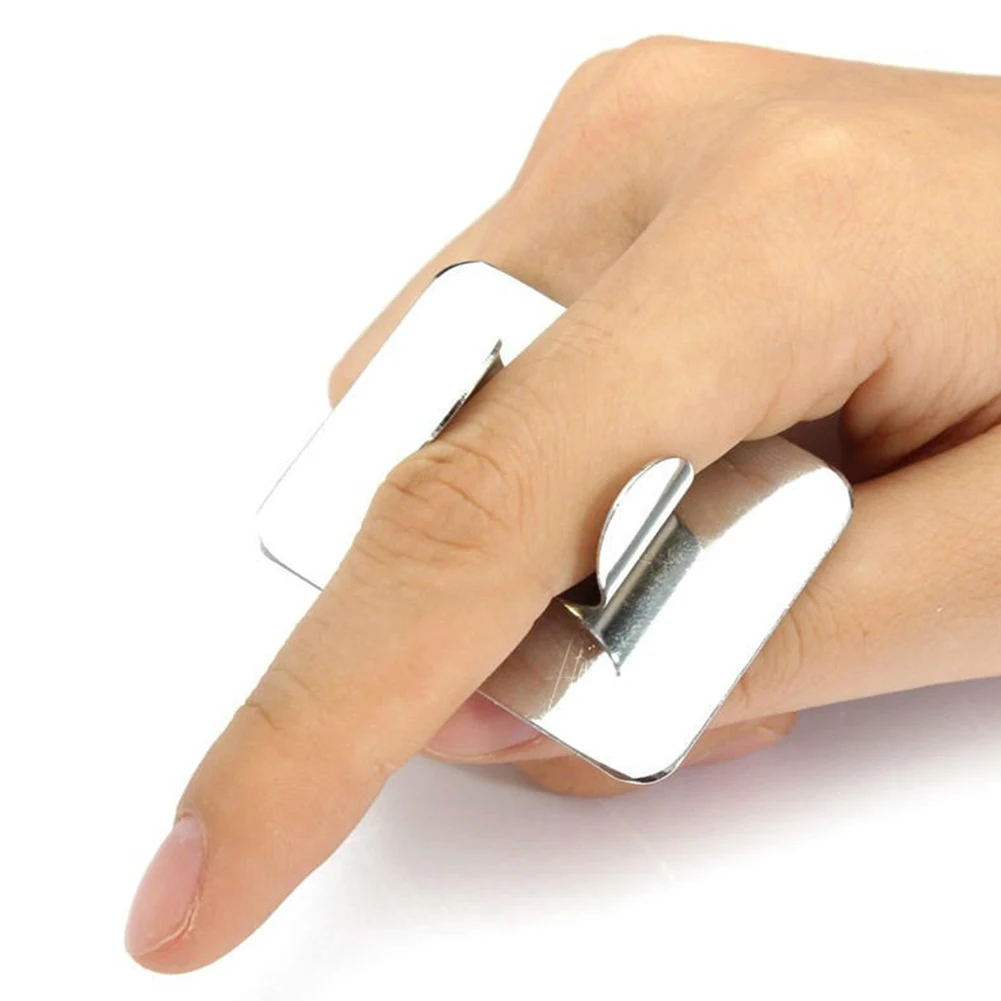 

Color Mix Tool Ring Nail Art Cosmetic Makeup Gel Mixing Paint Manicure Tool Stainless Steel Palette