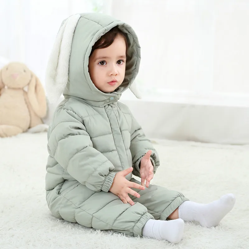 

New Year's Newborn Boy Winter Cotton Padded Thick Infant Girl Warm Autumn Clothes Baby Jumpsuit Rompers Boy Climbing Clothing