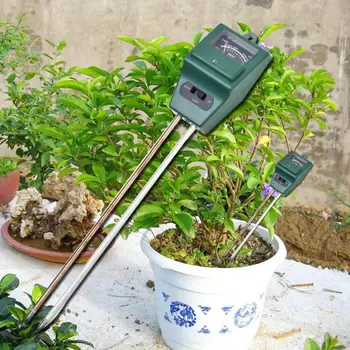 

New 3 in1 Flowers Plant Soil PH Tester Light Water PH Tester for Garden Garden Tool and Accessories