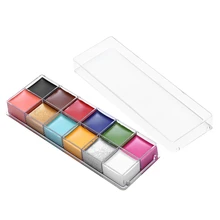 12 цветов масляная краска живопись для лица тела драматические Спецэффекты для макияжа лица масляная краска для макияжа