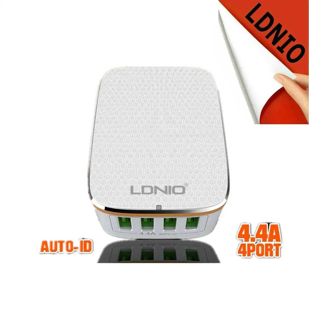 Лидер продаж ультракомпактное дорожное USB-зарядное устройство LDNIO с 4 портами