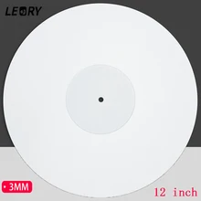 LEORY 12 дюймов 3 мм акриловые пластинки LP винил антистатические Коврики для проигрывателя фонограф высокое качество