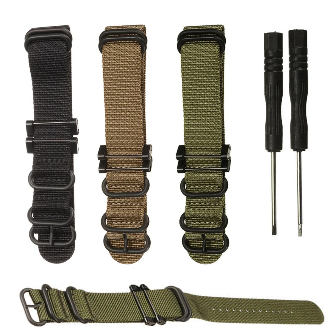 

Shellhard Nylon Wrist Band Bracelet Replacement For Suunto Essential Core Traverse Watchbands Smart Bracelet + Tool for Men