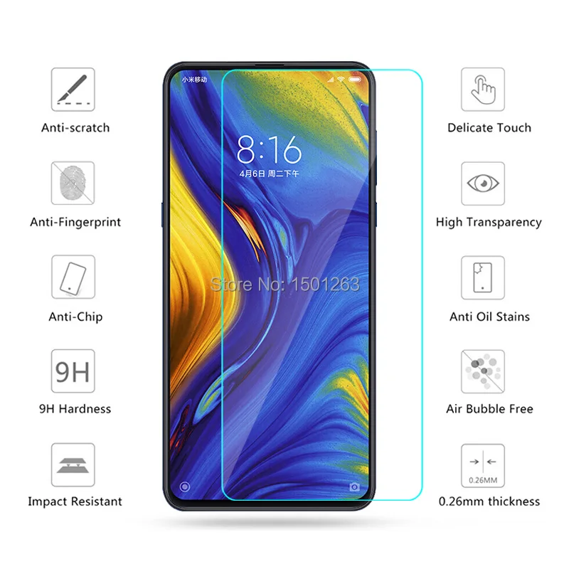 2 шт. закаленное Стекло для Xiaomi mi x 3 6 39 &quotЭкран протектор x3 чехол из закаленного
