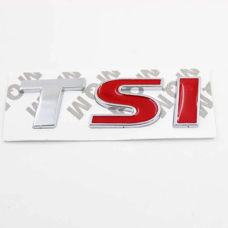 3D Красный 1 5 T 8 TSI Задняя эмблема хромовый значок наклейка с буквами 8*2 2 см