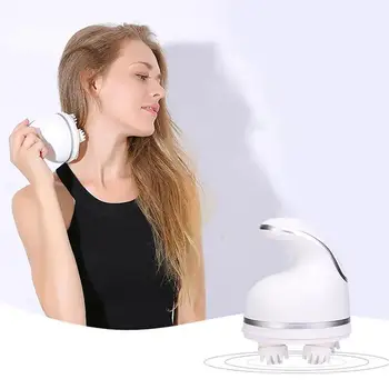 

Water Wave Head Massager Multi-Functional Cervical Vertebra USB Octopus-Shaped Electric Roller Eye 3D Massager Mini Scalp Massag