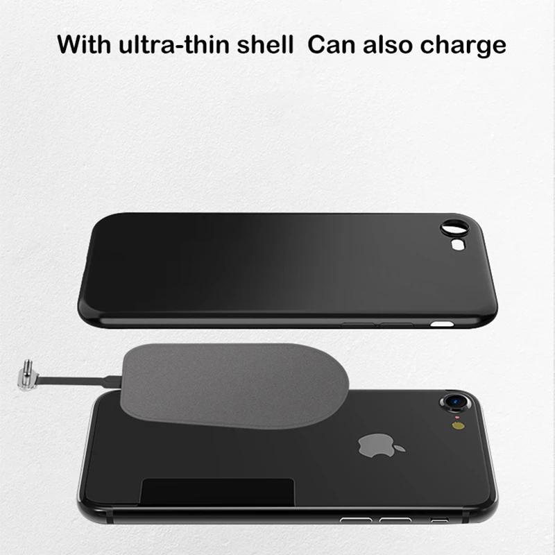 

QI Wireless Charger Receiver For iPhone 7 6 5 Samsung a5 7 Wireless Charging Receiver For Xiaomi 5 6 Redmi 4x oneplus LG