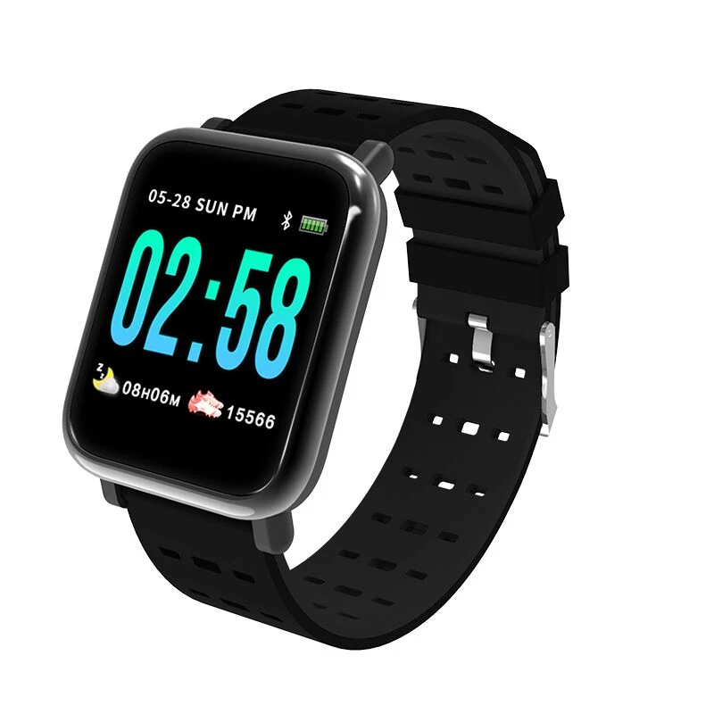 

A6 Smart bracelet Newest chip blood pressure measure Sport Waterproof Smart Wrist Watch Fitness Tracker for Android IOS