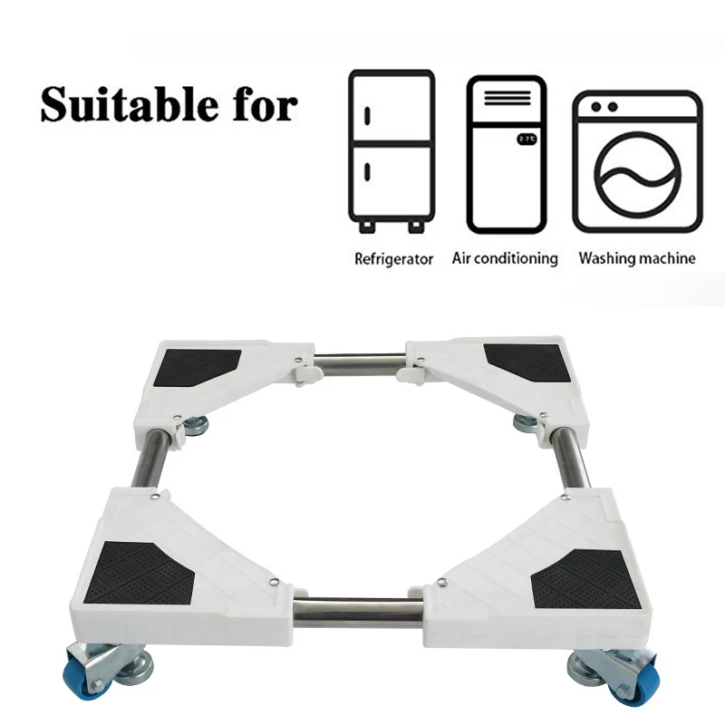 Universal Height Adjustable Washing Machine Stainless Steel Basein