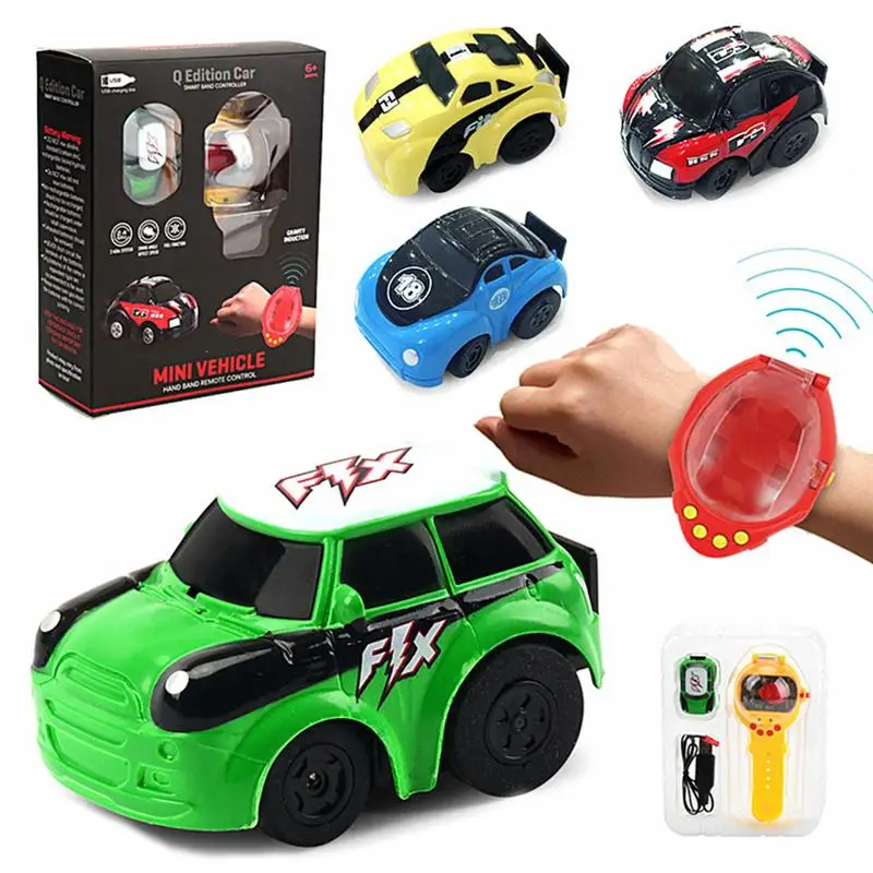 

USB Rechargeable Mini Gravity Induction Watch Remote Control Car Children's Watch Induction Toy Car