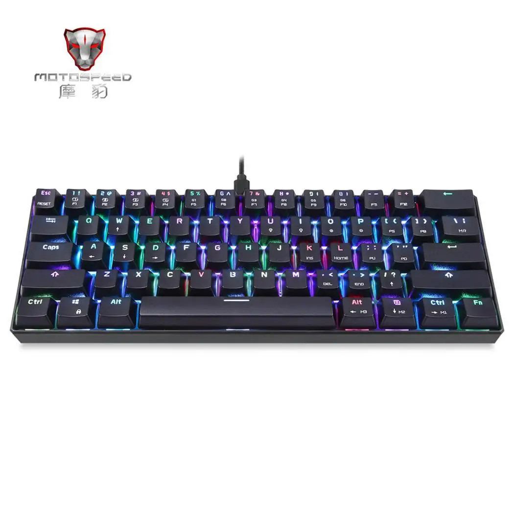 

MOTOSPEED K61 61-Key RGB Wired Multi-Device Mechanical Keyboard Brown Switch