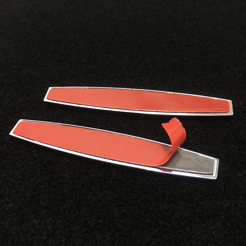

2pcs/lot Auto Products Emblem Badge Sticker 3D Metal Sticker For Mercedes W212 W202 W210 W211 CLA for AMG Edition Car Sticker