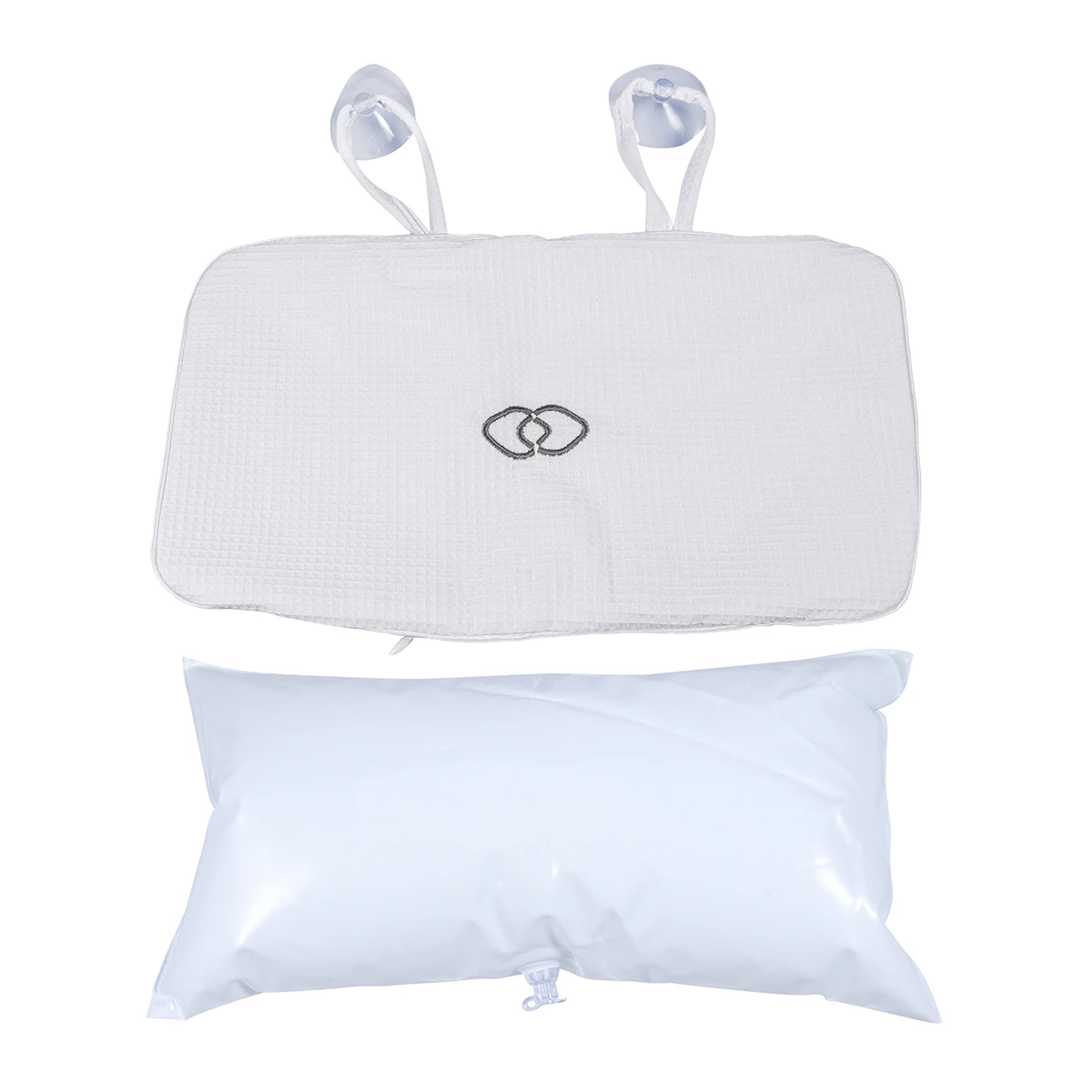 Bathroom Bath Pillow Soft Built in PVC Air Bags Bathing Pillow Spa Bath