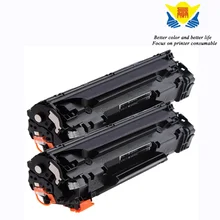 Совместимый черный тонер-картридж CB436A 36a Замена для лазерного принтера hp LaserJet M1120 M1522nf(2 шт./лот