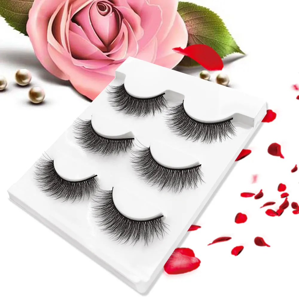 

3D Lashes Thick HandMade Full Strip Lashes False Eyelashes Eye Makeup Accessories Natural False Lashes